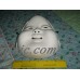 Vintage Buddha Mask White Porcelain Happy Smiling Buddha Wall Hanger Decoration    401578758884